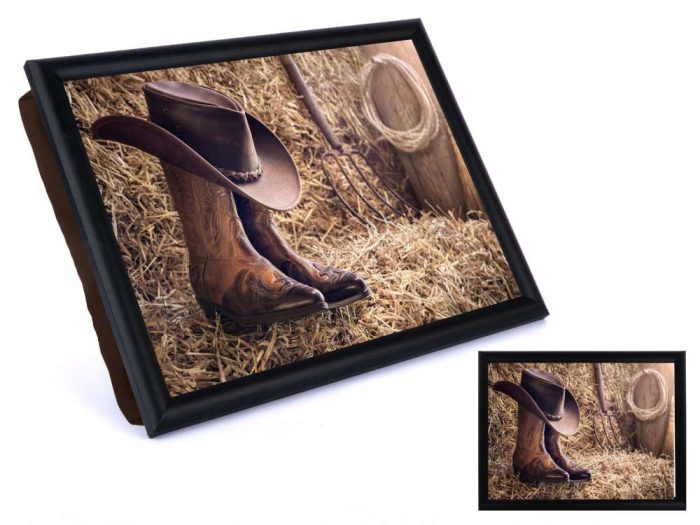 COUSSIN DE LECTURE COWBOY