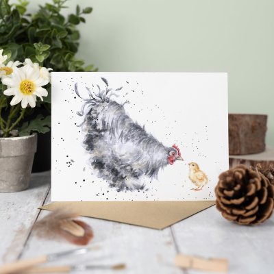 Mother hen single card