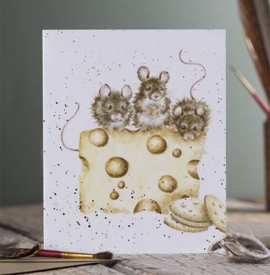 Crackers about cheese single card