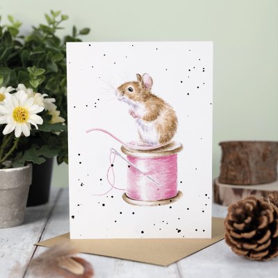 Carte de souhait souris