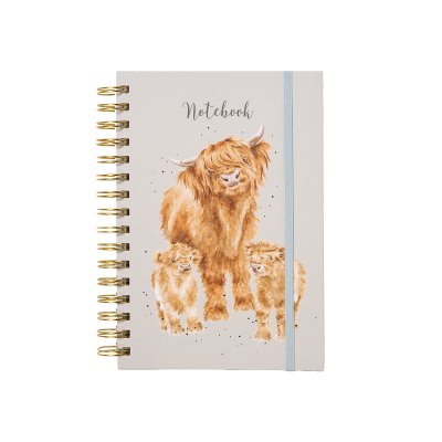 A5 highland cow notebook highland coo