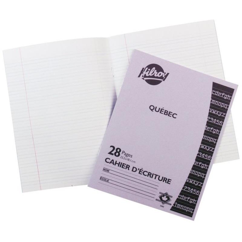 Image Quebec Interlined Dotted Lines Writing Book