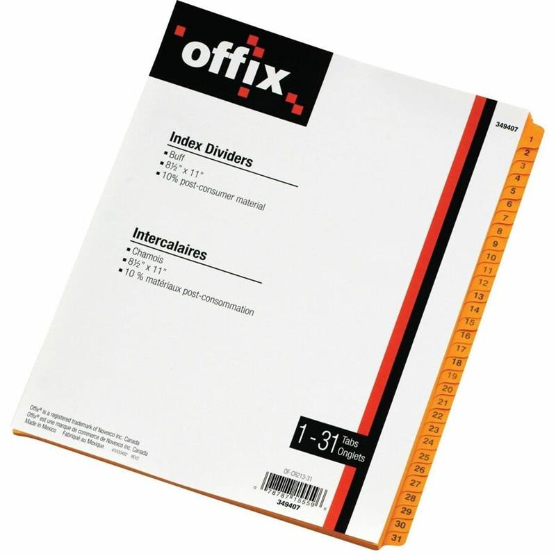 Image Intercalaires chamois Offix®