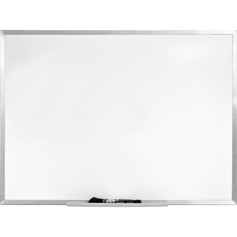Image Tableau blanc économique effaçable à sec avec cadre aluminium