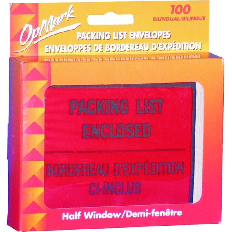 Image Packing Slip Envelope