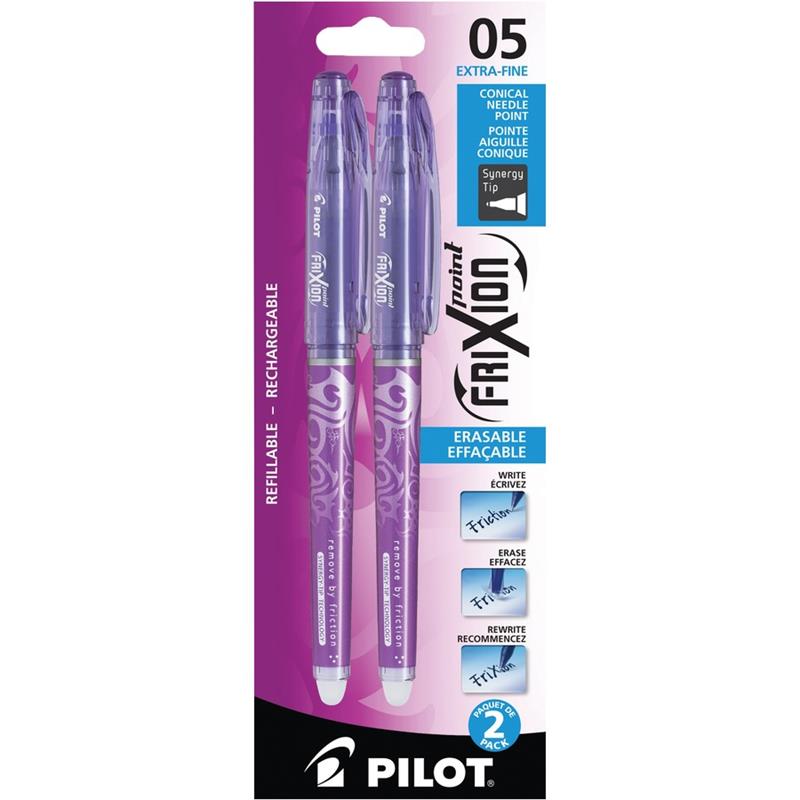 Image PEN GEL ERSBL 0.5 PRP2/PK FRIXION (2)