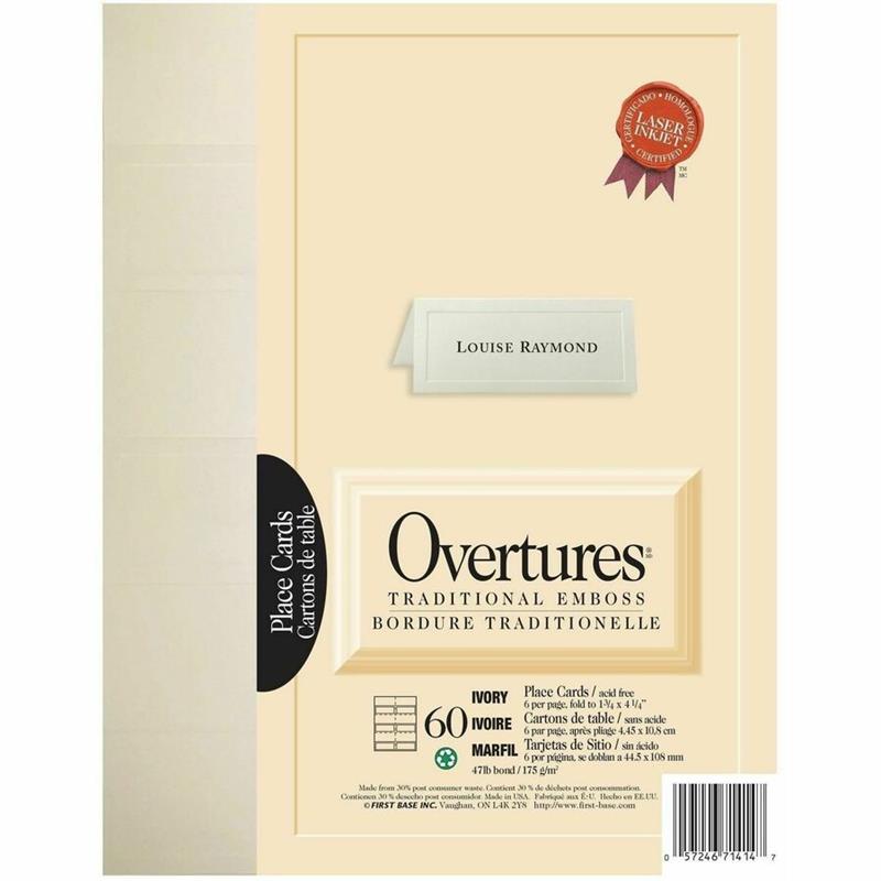 Image Overtures® Traditional Place Card