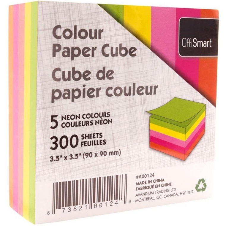Image Cube de papier couleur