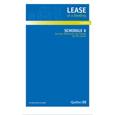 Lease of Dwelling including the schedule 6 (For handicap and olderly people) (52005)