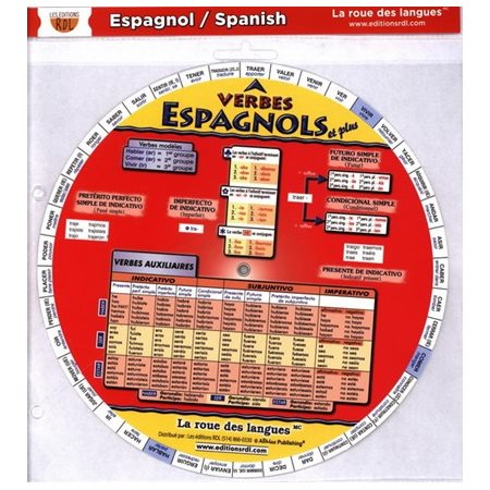 La roue des verbes espagnols et plus : La roue des langues