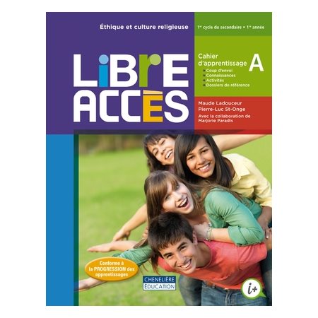 Libre Accès 1er Sec : Cahier d'apprentissage A : Papier seulement : 2024