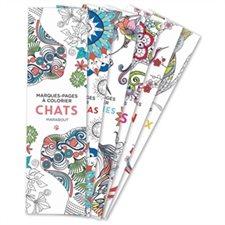 Chats : Marques-pages à colorier