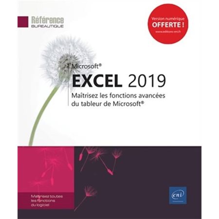 Excel : (Versions 2019 et Office 365) : Maîtrisez les fonctions avancées du tableur de Microsoft