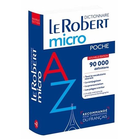 Le Robert micro poche : Nouvelle édition : 90 000 définitions : Dictionnaire d'apprentissage du français