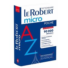 Le Robert micro poche : Nouvelle édition : 90 000 définitions : Dictionnaire d'apprentissage du français