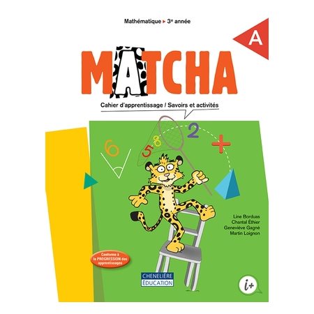 Matcha, 3e Année : Cahier D'apprentissage A + B (Mathématique) : 2024