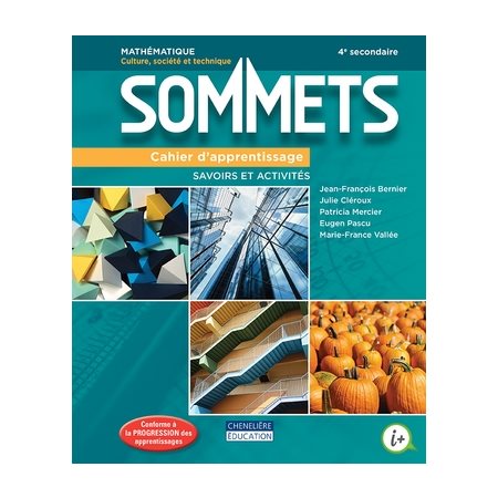 Sommets CST 4e sec : Cahier d'apprentissage : Papier + Web : 2024