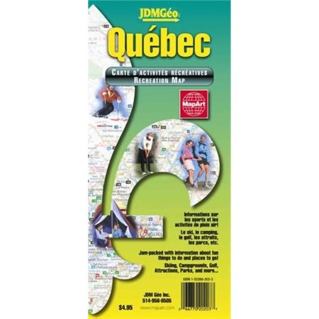 Québec : Carte d'activités récréatives