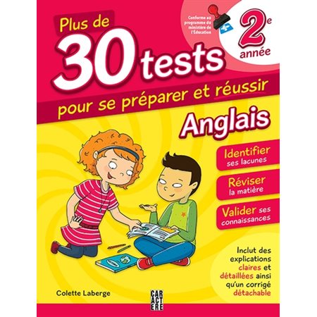 Plus de 30 tests pour se préparer et réussir, 2e année, Anglais