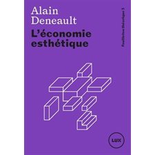Feuilleton théorique T.03 : L'économie esthétique