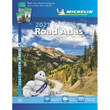 2021 Road Atlas North America : USA, Canada, Mexico