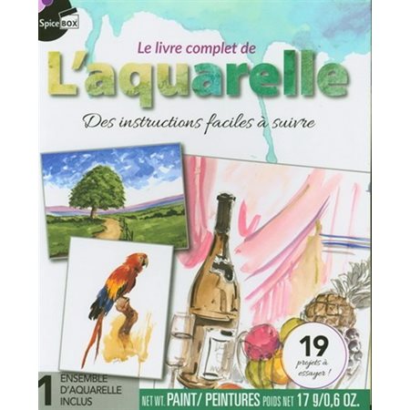 Le livre complet de l'aquarelle : Spice box : Des instructions faciles à suivre : 1 ensemble d'aquar