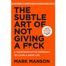 The subtle art of not giving a f*ck : Anglais : Paperback : Souple