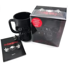 Apéro metal : Coffret comprenant 1 chope en verre; 1 baque-décapsuleur + 200 questions-réponses sur