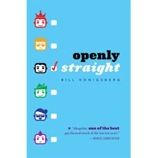 Openly Straight : Anglais : Paperback : Souple