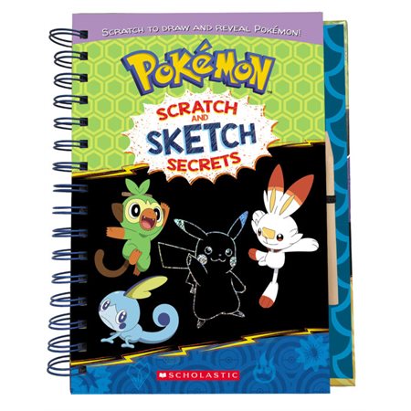 Pokemon: Scratch & Sketch : Anglais : Activity book : Cahier d'activités