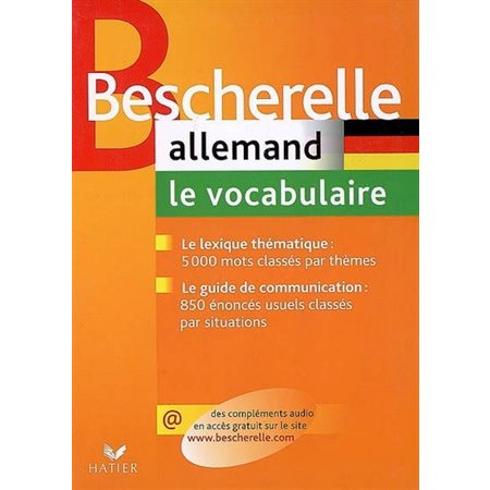 Allemand, le vocabulaire : Bescherelle. Bescherelle langues