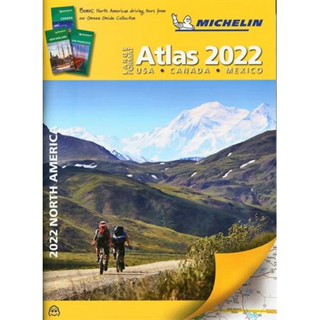 Michelin atlas routier 2022 : Amérique du nord grand format : USA, Canada, Mexico