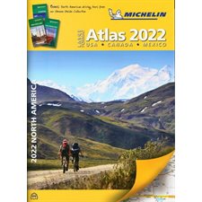 Michelin atlas routier 2022 : Amérique du nord grand format : USA, Canada, Mexico