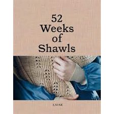 52 weeks of shawls : Anglais : Hardcover : Couverture rigide