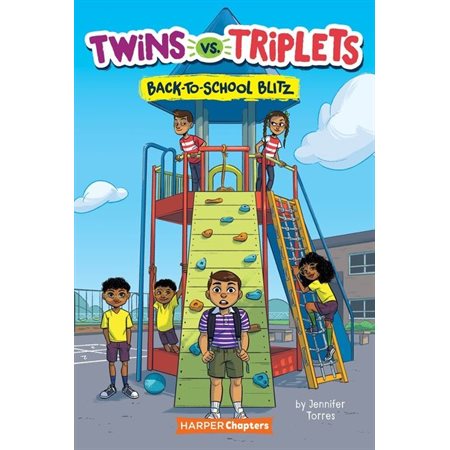 Twins VS triplets T.01 : Back-to-school blitz : Anglais : Paperback : Souple