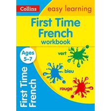 First time french workbook : 4-7 : Anglais : Paperback : Souple