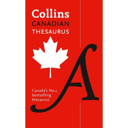 Collins Canadian thesaurus : Anglais : Paperback : Souple