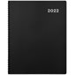 Agenda 2022 : Maxi noir : De janvier 2022 à décembre 2022 : 1 semaine  /  2 pages