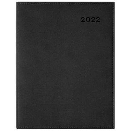 Agenda 2022 : Ulys noir : De janvier 2022 à décembre 2022 : 1 semaine  /  2 pages