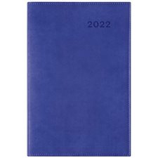 Agenda 2022 : Gama bleu : Janvier à décembre 2022 : 1 semaine  /  2 pages