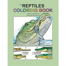 The Reptiles Coloring Book : Anglais : Paperback : Souple