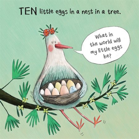 Ten little eggs : A celebration of family : Anglais : Hardcover : Couverture rigide