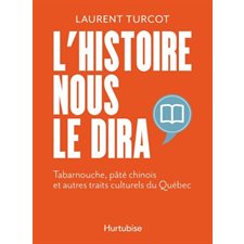 L'Histoire nous le dira T.01 : Tabarnouche, pâté chinois et autres traits culturels du Québec