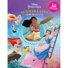 Disney princesses : Autocollants album géant : Plus de 350 autocollants repositionnables