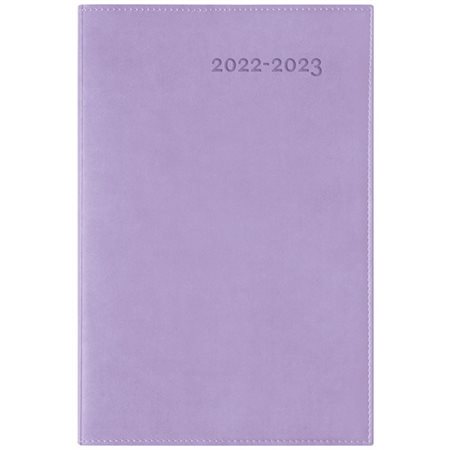 Agenda 2022-2023 : Gama lilas : 1 semaine  /  2 pages : Août 2022 à juillet 2023