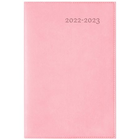 Agenda 2022-2023 : Gama rose : 1 semaine  /  2 pages : Août 2022 à juillet 2023