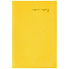 Agenda 2022-2023 : Gama jaune : 1 semaine  /  2 pages : Août 2022 à juillet 2023