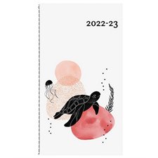Agenda 2022-2023 : Mini tortue : 1 semaine  /  1 page : Août 2022 à juillet 2023