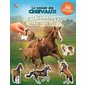 Le monde des chevaux : Autocollants album géant : 5 ans et + : Plus de 350 autocollants repositionnables