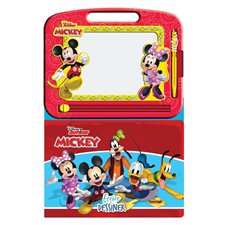 Mickey : Écrire et dessiner : Disney junior : 3 ans et + : Comprend un crayon magnétique facile à ut